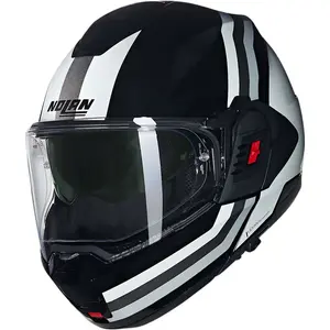 Imagem 2 de Capacete Nolan N120-1 Lineo - Branco/Cinza/Preto (Articulado)