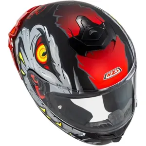 Imagem 3 de Capacete NZI Trendy 3 Stream Raptor - Preto/Cinza/Vermelho