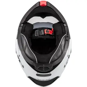 Imagem 8 de Capacete NZI Combi 3 Duo Monocolor - Branco (Articulado)