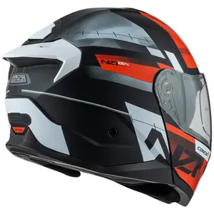 Imagem 6 de Capacete NZI Combi 3 Duo Metric - Preto/Branco/Vermelho (Articulado)