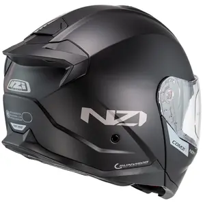 Imagem 6 de Capacete NZI Combi 3 Duo Monocolor - Preto Fosco (Articulado)