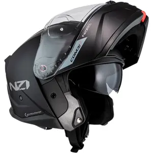 Imagem 2 de Capacete NZI Combi 3 Duo Monocolor - Preto Fosco (Articulado)