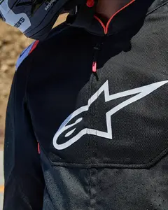 Imagem 6 de Jaqueta Alpinestars T SPS Air V2 - Preto/Branco/Vermelho Fluor