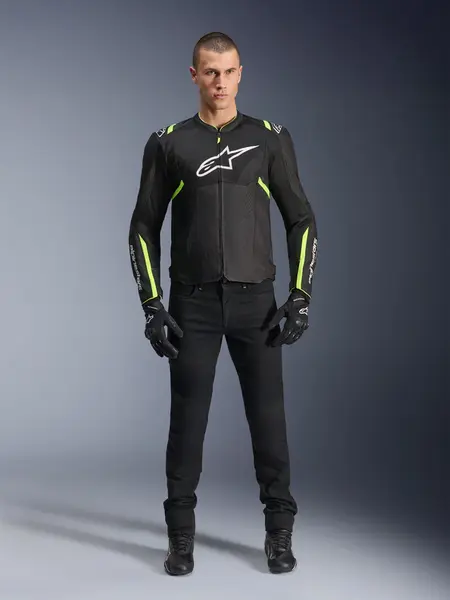 Jaqueta Alpinestars T SPS Air V2 - Preto/Amarelo - Grid Motors