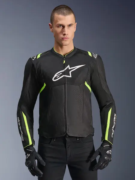 Jaqueta Alpinestars T SPS Air V2 - Preto/Amarelo - Grid Motors