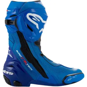 Imagem 2 de Bota Alpinestars Supertech R Vented Azul/Preto