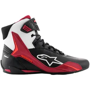 Imagem 2 de Tênis Alpinestars Faster 4 Preto/Branco/Vermelho Escuro