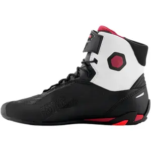 Imagem 3 de Tênis Alpinestars Faster 4 Preto/Branco/Vermelho Escuro
