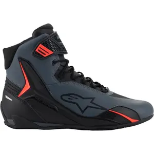 Imagem 2 de Tênis Alpinestars Faster 4 Cinza Claro/Vermelho