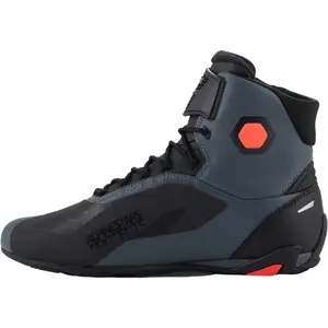 Imagem 3 de Tênis Alpinestars Faster 4 Cinza Claro/Vermelho
