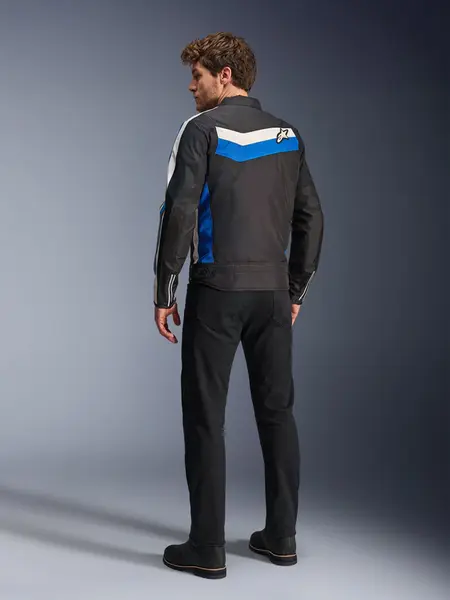 Jaqueta Alpinestars T Dyno WR - Preto/Azul - Grid Motors