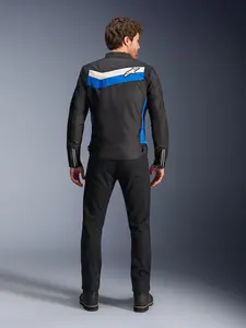 Imagem 7 de Jaqueta Alpinestars T Dyno WR - Preto/Azul