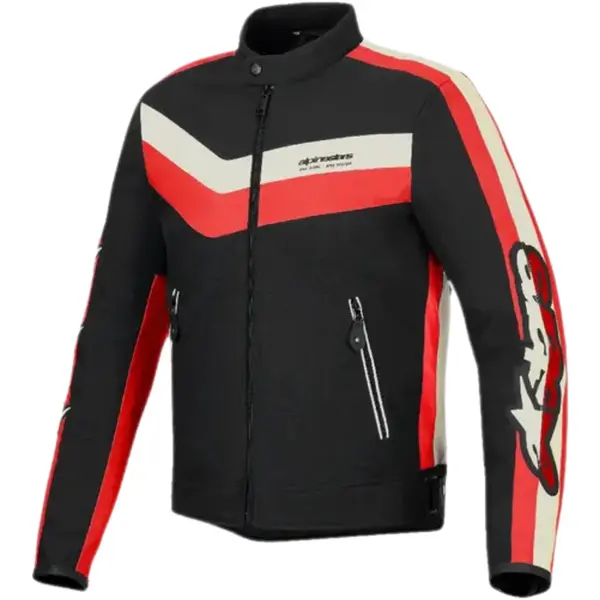 Jaqueta Alpinestars T Dyno WR - Preto/Vermelho - Grid Motors
