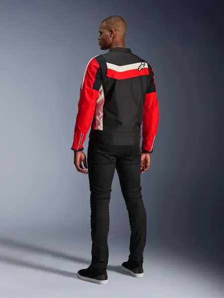 Jaqueta Alpinestars T Dyno WR - Preto/Vermelho - Grid Motors