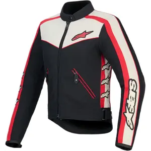 Imagem 1 de Jaqueta Alpinestars Stella T Dyno WR - Preto/Vermelho