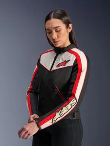 Imagem 5 de Jaqueta Alpinestars Stella T Dyno WR - Preto/Vermelho