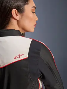 Imagem 3 de Jaqueta Alpinestars Stella T Dyno WR - Preto/Vermelho