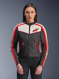 Imagem 6 de Jaqueta Alpinestars Stella T Dyno WR - Preto/Vermelho
