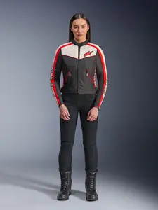 Imagem 7 de Jaqueta Alpinestars Stella T Dyno WR - Preto/Vermelho