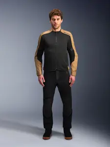 Imagem 4 de Jaqueta Alpinestars C1 Air - Areia/Preto (Ventilada)