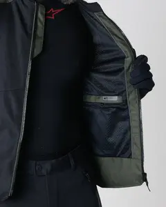 Imagem 7 de Jaqueta Alpinestars C1 Air - Caqui (Ventilada)