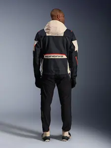 Imagem 9 de Jaqueta Alpinestars Mogress Air - Preto/Bege/Laranja (Ventilada)