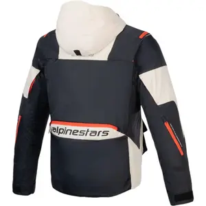 Imagem 2 de Jaqueta Alpinestars Mogress Air - Preto/Bege/Laranja (Ventilada)