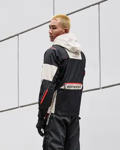 Imagem 8 de Jaqueta Alpinestars Mogress Air - Preto/Bege/Laranja (Ventilada)