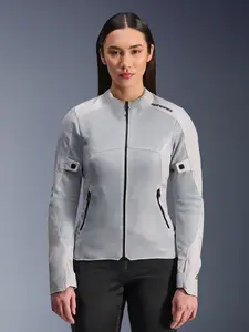 Imagem 3 de Jaqueta Alpinestars Stella C1 Air - Prata (Ventilada)