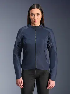 Imagem 4 de Jaqueta Alpinestars Stella C1 Air - Azul (Ventilada)