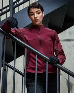 Imagem 10 de Jaqueta Alpinestars Stella C1 Air - Vermelho Borgonha (Ventilada)