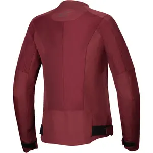 Imagem 2 de Jaqueta Alpinestars Stella C1 Air - Vermelho Borgonha (Ventilada)