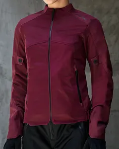 Imagem 4 de Jaqueta Alpinestars Stella C1 Air - Vermelho Borgonha (Ventilada)