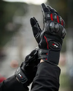 Imagem 7 de Luva LS2 Spark 2 - Preto/Vermelho