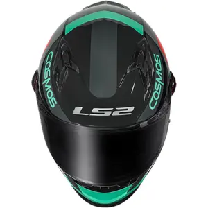 Imagem 7 de Capacete LS2 FF358 Pro Modok - Verde/Laranja