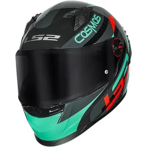 Imagem 4 de Capacete LS2 FF358 Pro Modok - Verde/Laranja