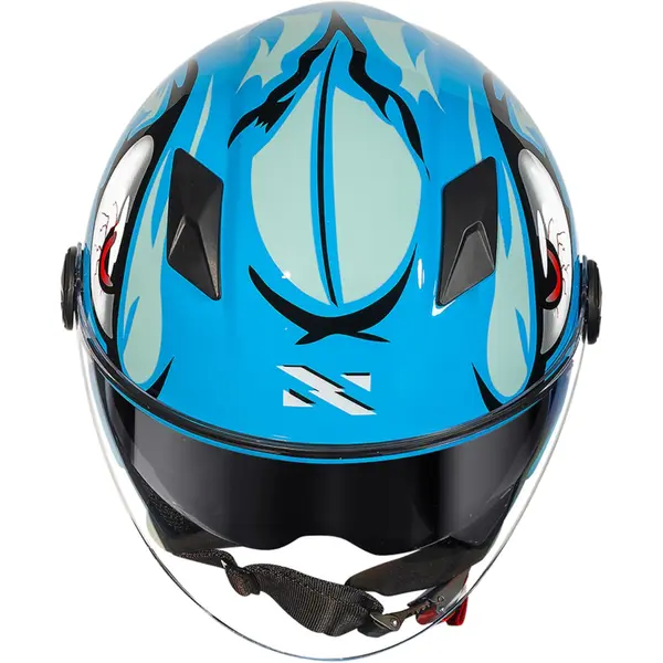 Capacete Norisk Orion SV Danger (Aberto) - Azul Fosco - Grid Motors
