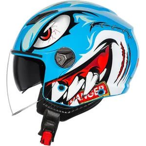 Capacete Norisk Orion SV Danger (Aberto) - Azul