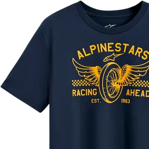 Imagem 3 de Camiseta Alpinestars Heritage Patch Azul