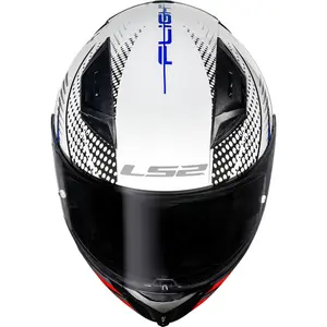 Imagem 8 de Capacete LS2 Vigo Flight - Branco/Azul/Vermelho
