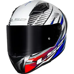 Imagem 4 de Capacete LS2 Vigo Flight - Branco/Azul/Vermelho