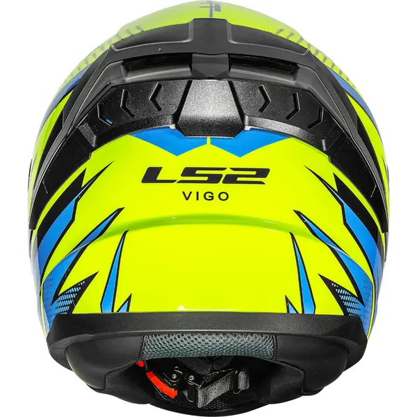 Capacete LS2 Vigo Flight - Amarelo Fluor/Laranja - Grid Motors