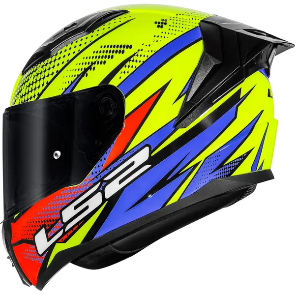 Capacete LS2 Vigo Flight - Amarelo Fluor/Laranja - Grid Motors