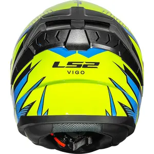 Imagem 10 de Capacete LS2 Vigo Flight - Amarelo Fluor/Laranja