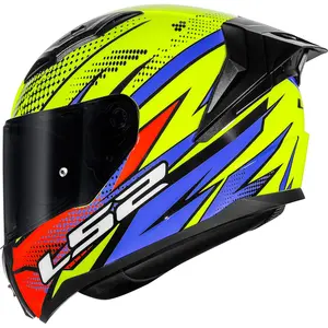 Capacete LS2 Vigo Flight - Amarelo Fluor/Laranja - Grid Motors