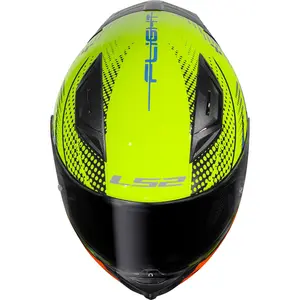 Imagem 9 de Capacete LS2 Vigo Flight - Amarelo Fluor/Laranja