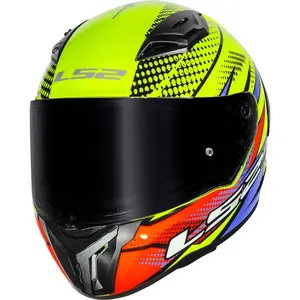 Imagem 4 de Capacete LS2 Vigo Flight - Amarelo Fluor/Laranja