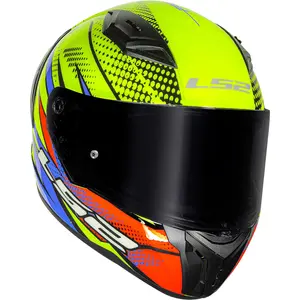 Imagem 5 de Capacete LS2 Vigo Flight - Amarelo Fluor/Laranja