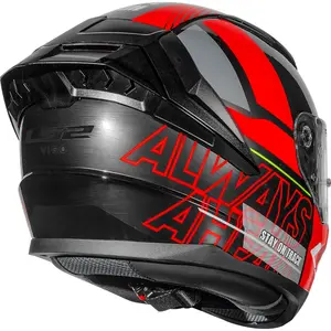 Imagem 8 de Capacete LS2 Vigo Shift - Cinza Jeans/Vermelho