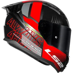 Imagem 2 de Capacete LS2 Vigo Shift - Cinza Jeans/Vermelho